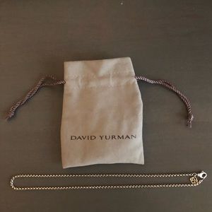 David Yurman Box Chain Necklace 16”